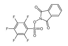 (1,3-dioxoisoindol-2-yl) 2,3,4,5,6-pentafluorobenzenesulfonate Structure