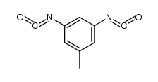 (5-Methyl-1,3-phenylene)diisocyanate结构式