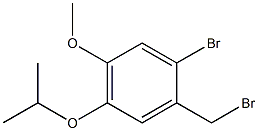 1-bromo-2-(bromomethyl)-4-isopropoxy-5-methoxybenzene Structure