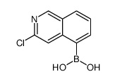 3-chloroisoquinolin-5-yl-5-boronic acid Structure