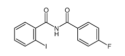 N-(4-fluorobenzoyl)-2-iodobenzamide结构式