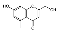 7-hydroxy-2-(hydroxymethyl)-5-methylchromen-4-one结构式
