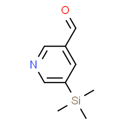 3-Pyridinecarboxaldehyde,5-(trimethylsilyl)-(9CI)结构式