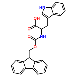 N-[(9H-Fluoren-9-ylmethoxy)carbonyl]tryptophan Structure