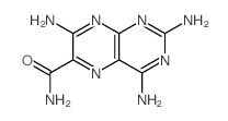 6-Pteridinecarboxamide,2,4,7-triamino- Structure
