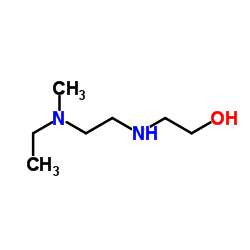 Ethanol, 2-[[2-(ethylmethylamino)ethyl]amino]- (9CI) Structure
