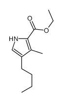 ethyl 4-butyl-3-methyl-1H-pyrrole-2-carboxylate结构式