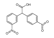 (3-nitro-phenyl)-(4-nitro-phenyl)-acetic acid结构式