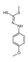 methyl N-(4-methoxyanilino)carbamodithioate结构式