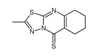 2-methyl-6,7,8,9-tetrahydro-[1,3,4]thiadiazolo[2,3-b]quinazoline-5-thione Structure