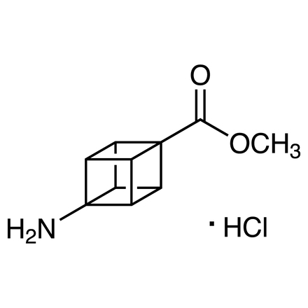 (1s,2R,3r,8S)-4-氨基立方烷-1-甲酸甲酯盐酸盐结构式