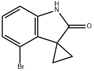 4'-溴螺环[环丙烷-1,3'-吲哚啉]-2'-酮结构式