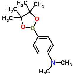|N|,|N|-Dimethyl-4-(4,4,5,5-tetramethyl-1,3,2-dioxaborolan-2-yl)aniline structure