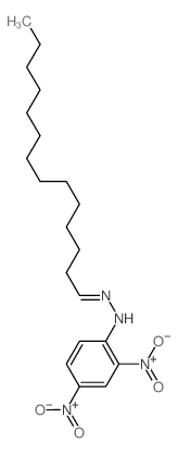 2,4-dinitro-N-(tetradecylideneamino)aniline结构式
