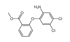 methyl 2-(2-amino-4,5-dichlorophenoxy)benzoate Structure