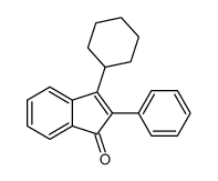 3-cyclohexyl-2-phenylinden-1-one Structure