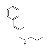 2-methyl-N-(2-methylpropyl)-3-phenylprop-2-en-1-amine结构式