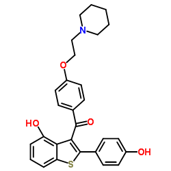 [4-Hydroxy-2-(4-hydroxyphenyl)benzo[b]thien-3-yl][4-[2-(1-piperidinyl)ethoxy]phenyl]-Methanone picture