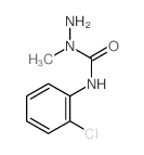 Hydrazinecarboxamide,N-(2-chlorophenyl)-1-methyl- Structure