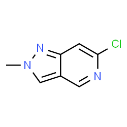 6-氯-2-甲基-2H-吡唑并[4,3-c]吡啶结构式