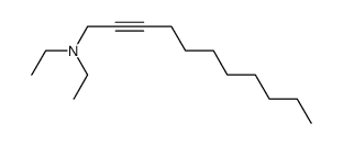 N,N-diethyl(undec-2-yn-1-yl)amine Structure