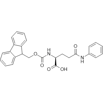 Fmoc-L-Gln(Ph)-OH Structure