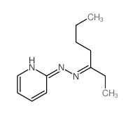 3-Heptanone,2-(2-pyridinyl)hydrazone结构式