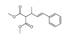 (E)-dimethyl 2-(4-phenylbut-3-en-2-yl)malonate结构式