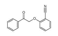 2-(2-Oxo-2-phenylethoxy)benzonitrile结构式