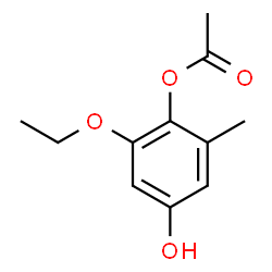 1,4-Benzenediol,2-ethoxy-6-methyl-,1-acetate(9CI) structure