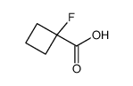 1-fluorocyclobutane-1-carboxylic acid Structure