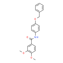 N-[4-(benzyloxy)phenyl]-3,4-dimethoxybenzamide picture