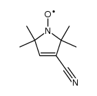 1-oxyl-2,2,5,5-tetramethyl-3-cyano-3-pyrroline结构式