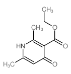 3-Pyridinecarboxylicacid, 1,4-dihydro-2,6-dimethyl-4-oxo-, ethyl ester picture