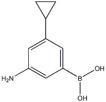 (3-amino-5-cyclopropylphenyl)boronic acid图片