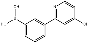 3-(4-Chloropyridin-2-yl)phenylboronic acid structure