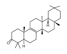 D:C-Friedoolean-8-en-3-one Structure