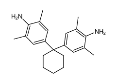 4-[1-(4-amino-3,5-dimethylphenyl)cyclohexyl]-2,6-dimethylaniline结构式