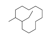 1-ethyl-2-methylcyclododecane结构式