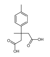 3-methyl-3-(4-methylphenyl)pentanedioic acid Structure