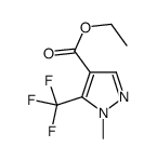 Ethyl 1-methyl-5-(trifluoromethyl)-1H-pyrazole-4-carboxylate structure