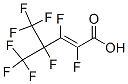 PERFLUORO(4-METHYLPENT-2-ENOIC ACID) Structure