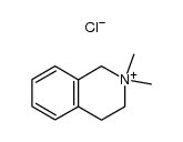 2,2-dimethyl-1,2,3,4-tetrahydro-isoquinolinium, chloride Structure