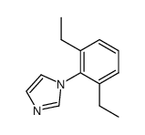 1-(2,6-diethylphenyl)-1H-imidazole Structure