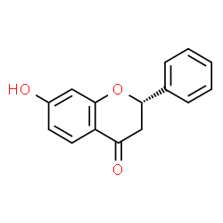 (-)-7-Hydroxyflavanone结构式