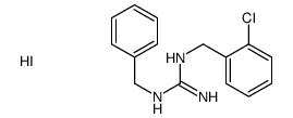 [amino-[(2-chlorophenyl)methylamino]methylidene]-benzylazanium,iodide Structure