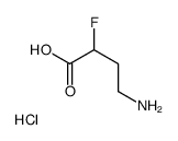 4-amino-2-fluorobutanoic acid hydrochloride结构式