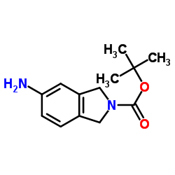 5-Amino-1,3-dihydroisoindole-2-carboxylic acid tert-butyl ester Structure