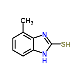 4-甲基-1H-苯并[d]咪唑-2(3H)-硫酮结构式