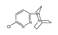 4-(6-chloropyridazin-3-yl)-1,4-diazabicyclo[3.2.2]nonane结构式